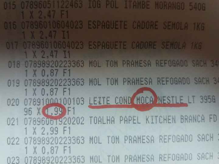  Leite cond. Moça a 1,99 😍😆 - 2