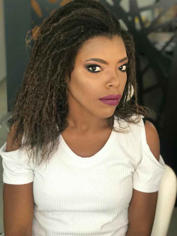 Minha prévia - Make e penteado - 1