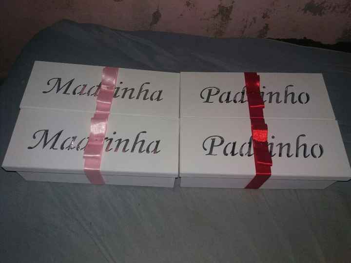 Lembranças dos padrinhos finalizadas - 6