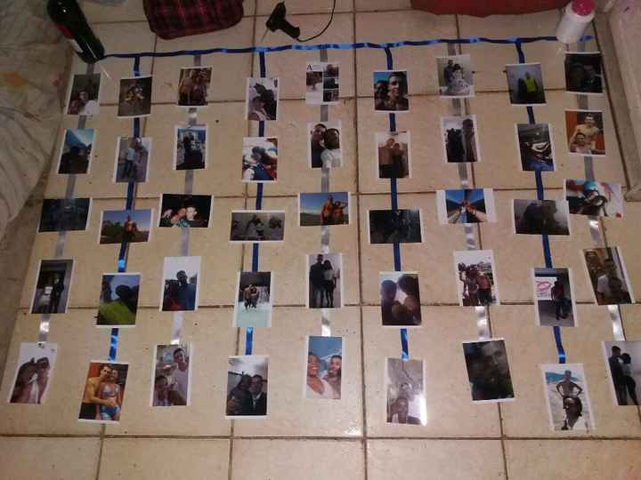  Mural de fotos diy da minha irmã - 3