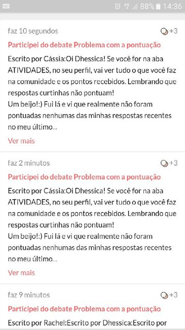 Problema com a pontuação - 1