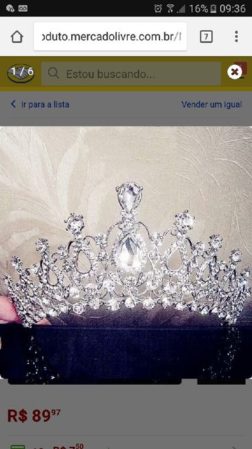 Coroa para a cerimônia 👸🏻 - 2