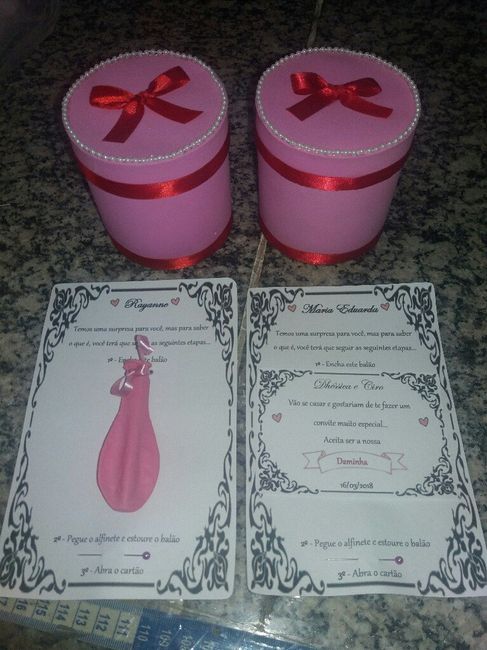 Convites daminhas #euquefiz - 3