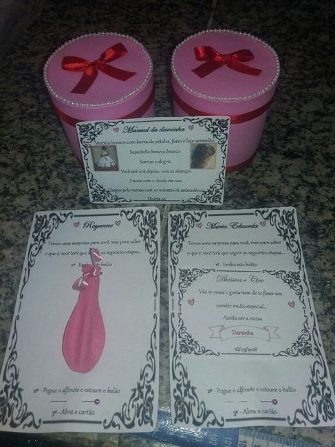 Convites daminhas #euquefiz - 4