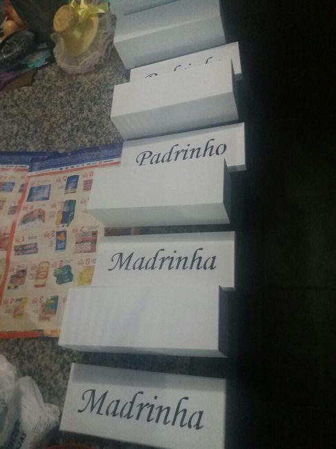 Caixinhas padrinhos #tofazendo - 3