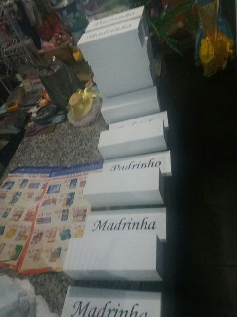 Caixinhas padrinhos #tofazendo - 4