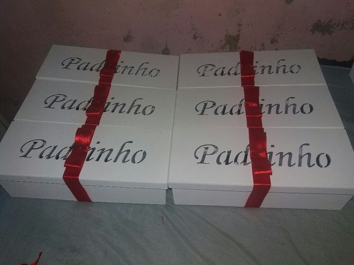 Lembranças dos padrinhos finalizadas - 3