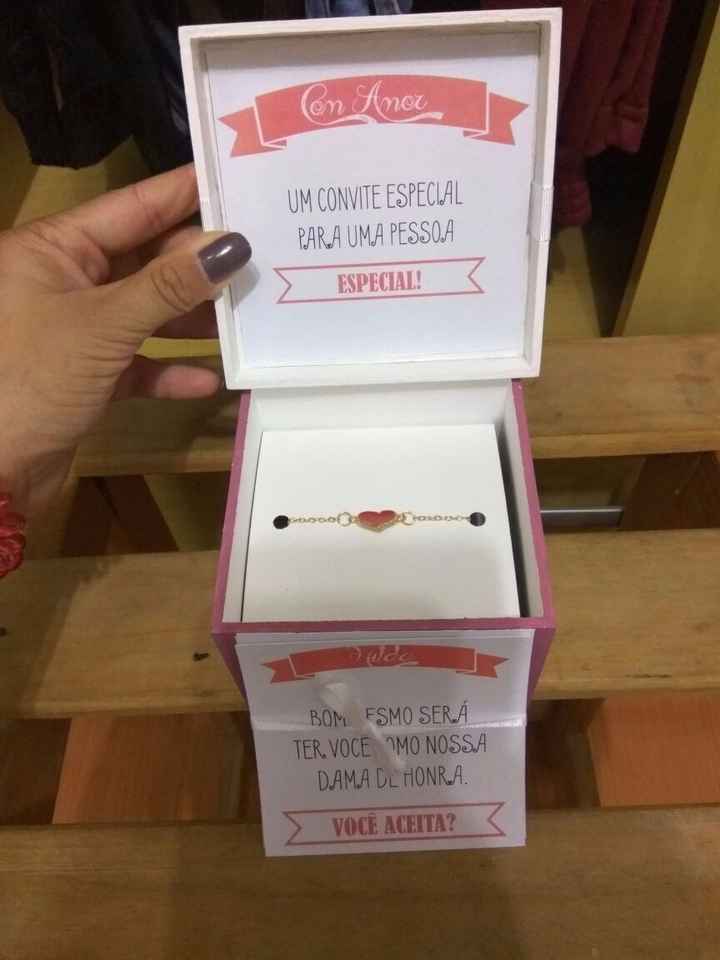 Convite das nossas damas de honra