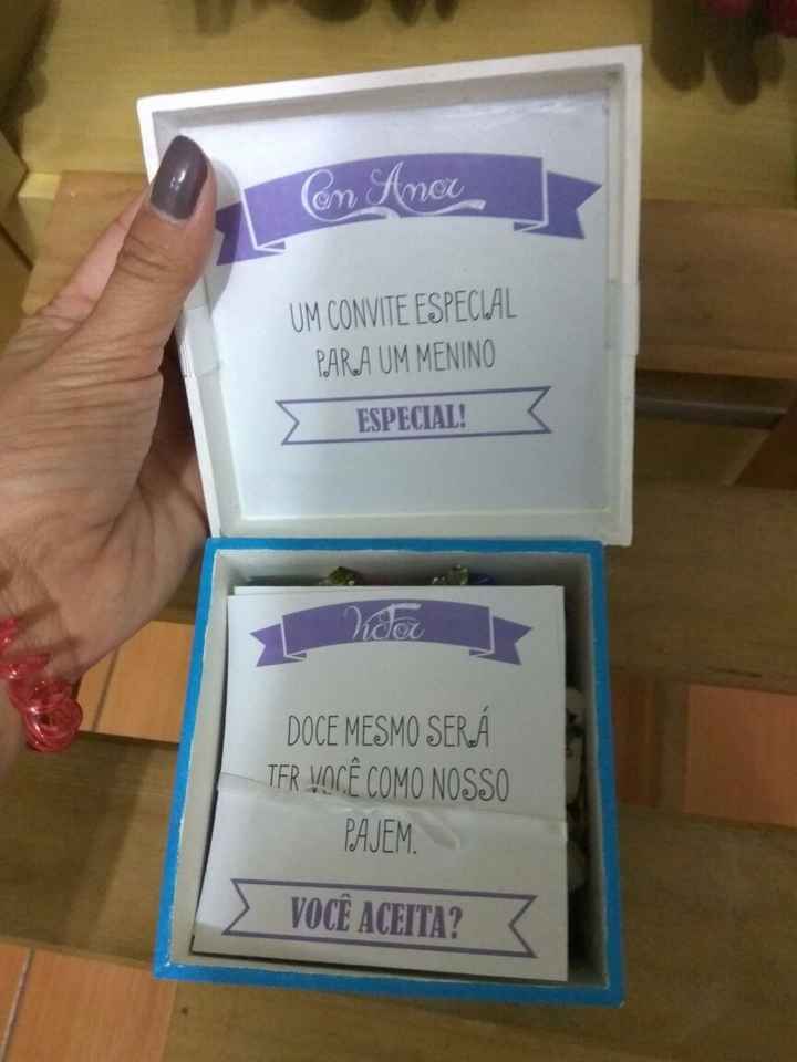 Convite Pajem
