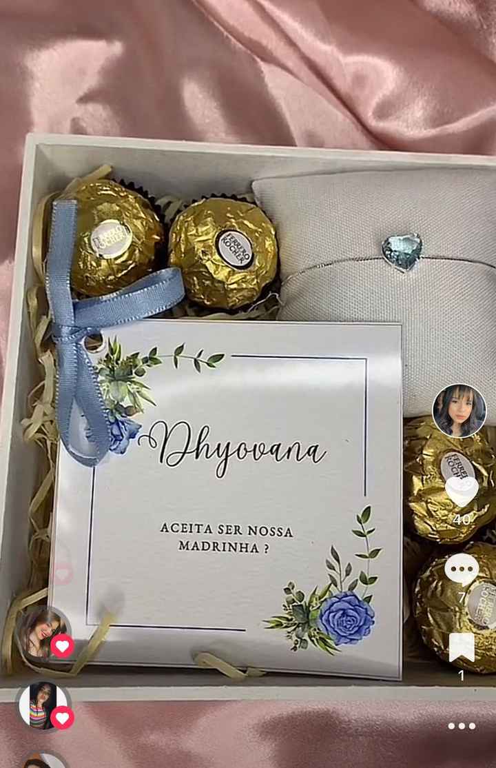 Caixa de padrinhos (paleta Azul serenity) - 1