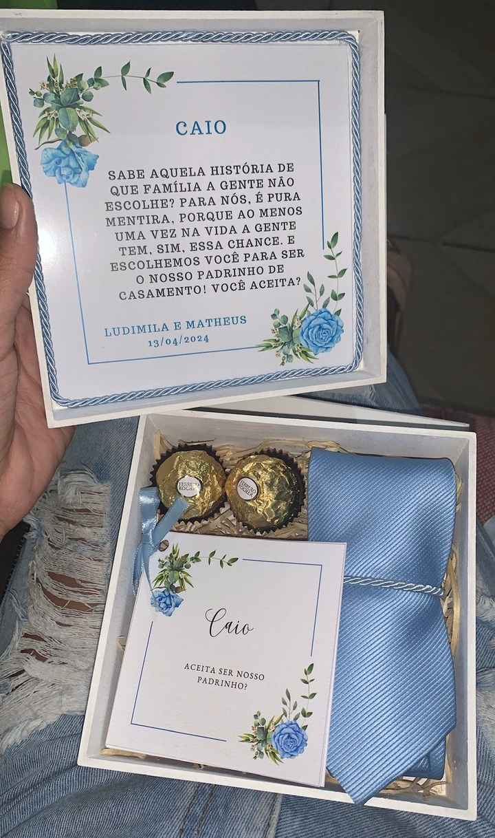 Caixa de padrinhos (paleta Azul serenity) - 4