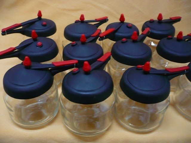 Mini potes de panela de pressão *-*
