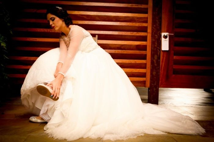 Casando de sapatilha