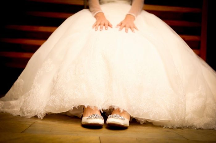casando de sapatilha