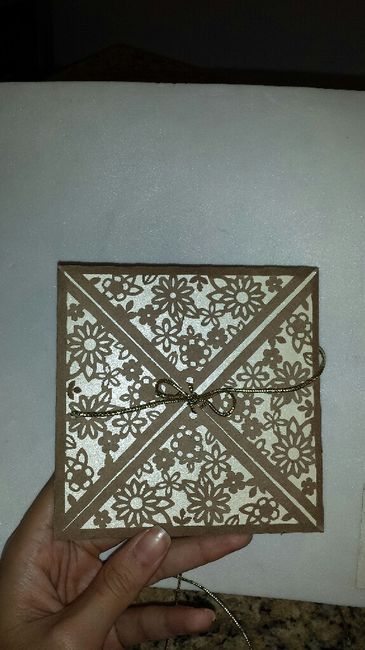 Diy - convite padrinhos - 2