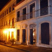 A frente da Pousada