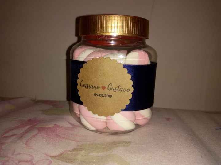 Pote diy com Marshmallow Daminhas: