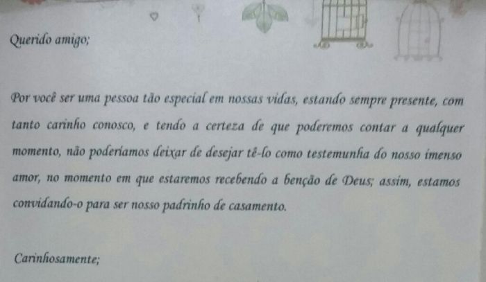 Meus convites para os compadres (meu diy ) - 1