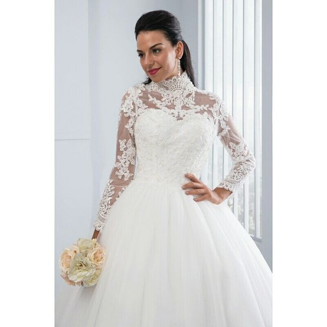 Vestido dos sonhos: manga comprida rendado! 1