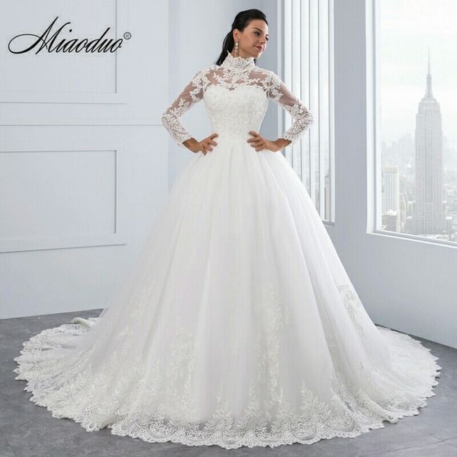 Vestido dos sonhos: manga comprida rendado! 3