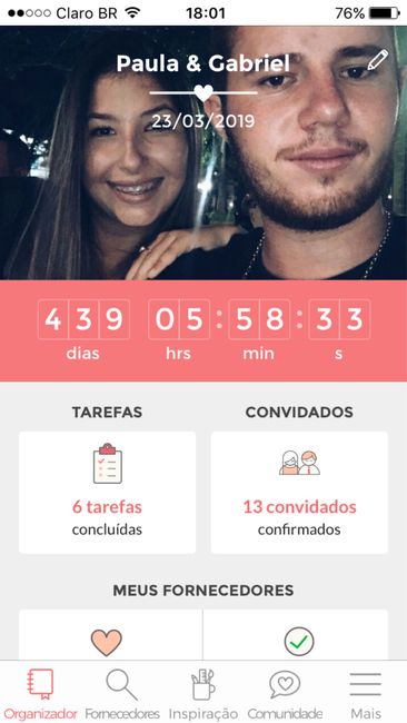 Quantos dias o seu contador marca hoje? 3