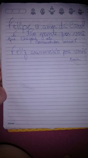  Help! Ajuda com mensagem para o noivo!! 😊 - 1