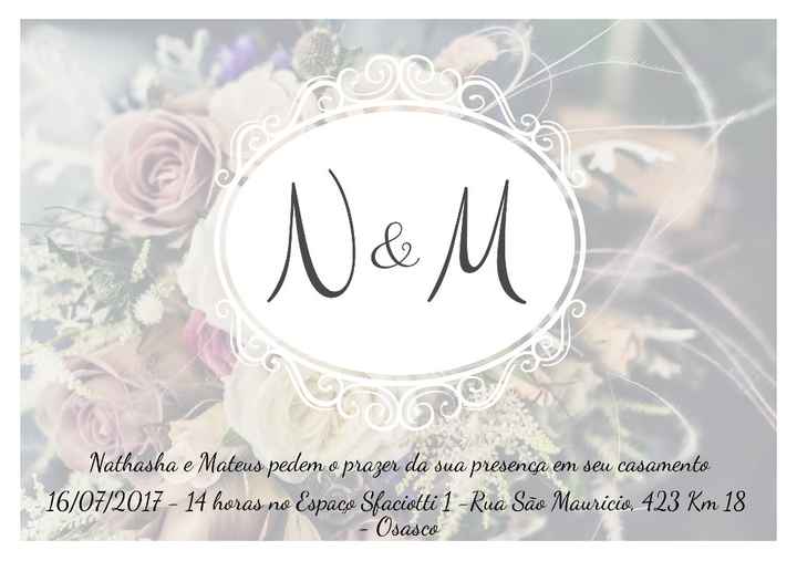 Convite de casamento web