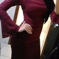 Esse é o vestido. Simples, mas adorei.