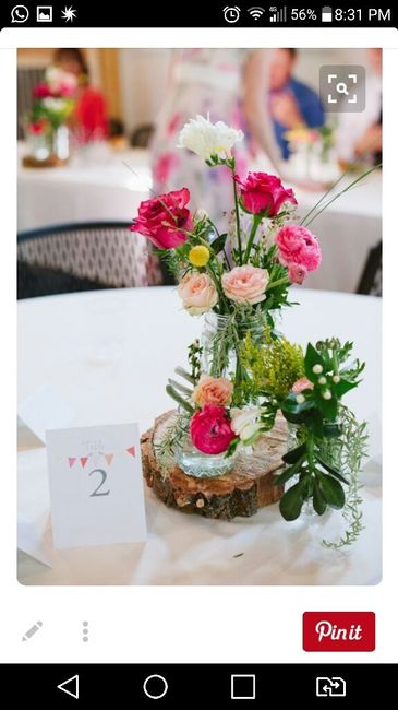 Inspiração de decor pras mesas dos convidados - 3