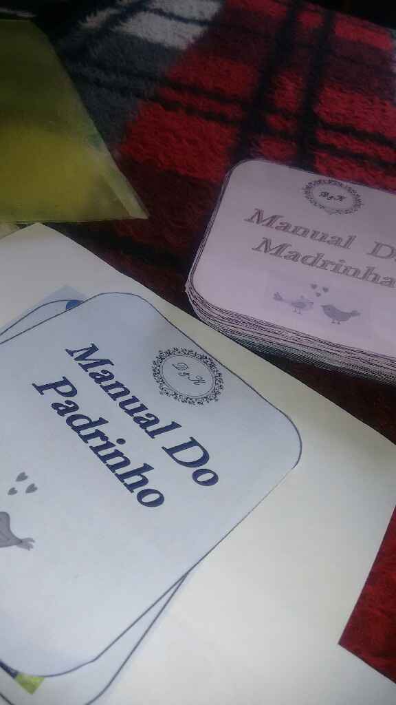  Manual dos padrinhos 💕😍#noivinhadeoutubro - 1