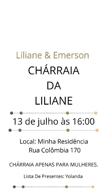 Convite do Charraiá. - 1