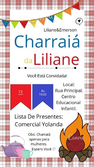 Convite do Charraiá. - 2