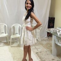 Vestido de noivado - mandei fazer - 3