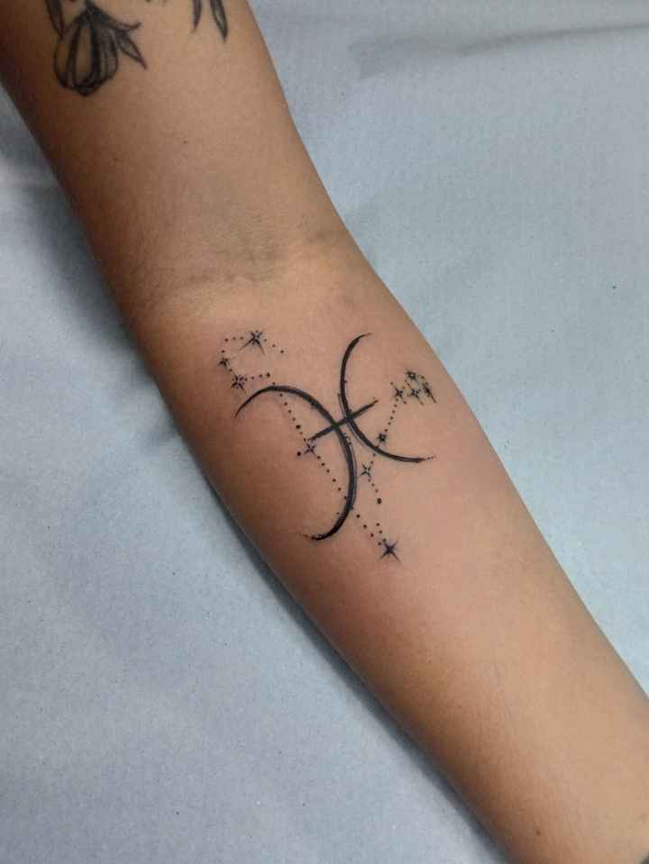 Fizemos uma tattoo ♑♥️♓ - 2