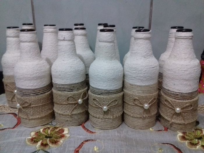 Garrafas Decoradas Long Neck- Diy