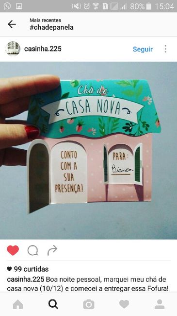 Convites do chá de panela! - 5