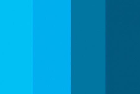 Paletas de cores. - 1