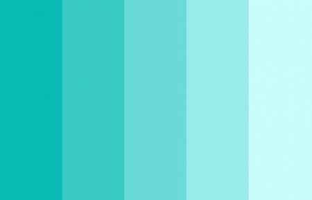 Paletas de cores. - 2