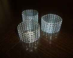 Diy - porta guardanapo strass - 1