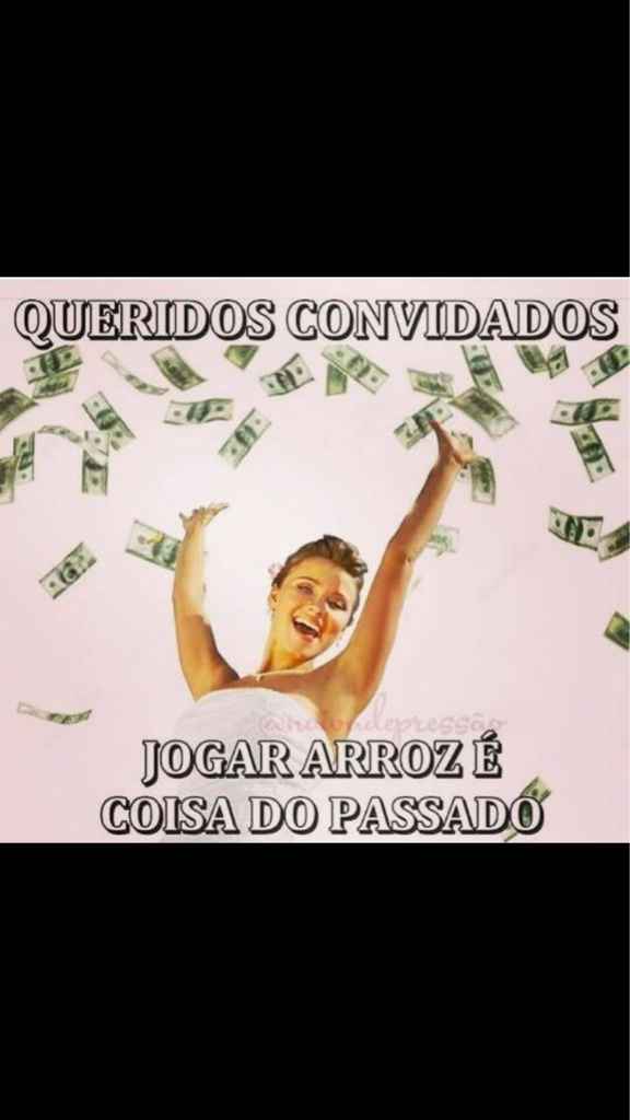 Para descontrair -  saída dos noivos - 1