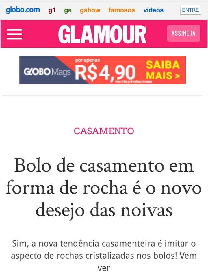 Bolo rocha -  será que essa moda pega? rs - 2