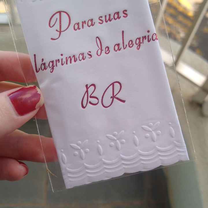 Lenços lágrimas de alegria #vemver - 1