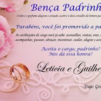 Convite dos padrinhos - 1