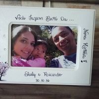 Minha lembrancinha de casamento - Porta retrato
