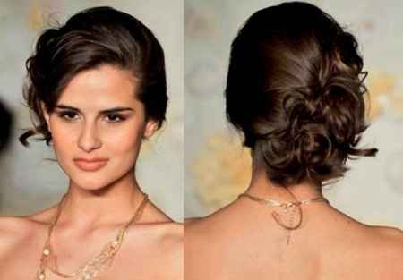 O penteado escolhido...