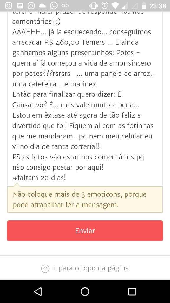 Erro ao postar Textão 😔 - 1