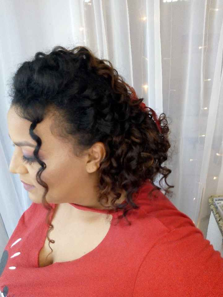 Meu teste de Maquiagem e cabelo #vemver - 1
