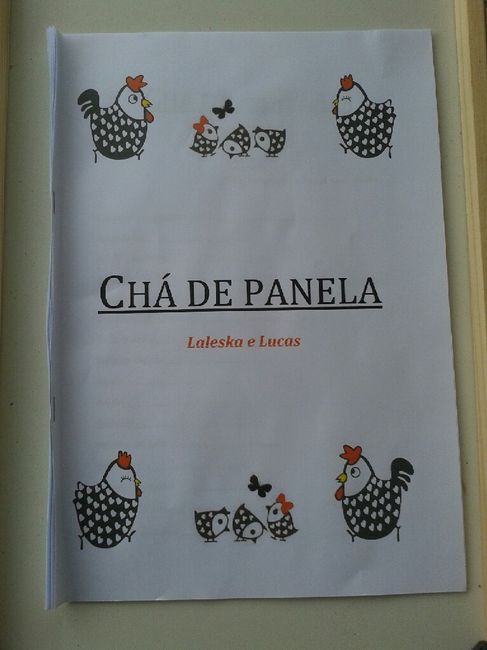 Chá de panela temático dye - 1