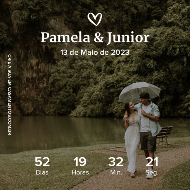 Chegamos no dois dígitos 🙏🏻 👰🏻‍♀️ 3