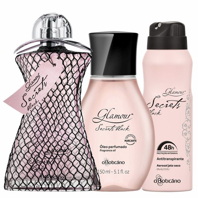 Perfume Glamour Secrets Black